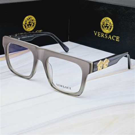 versace black and white eyeglasses|Versace unisex eyeglasses.